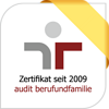 Logo Zertifikat audit berufundfamilie