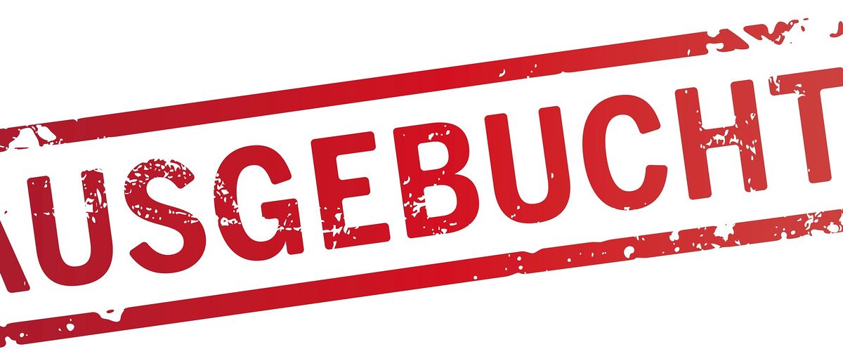 stempel, ausgebucht, reise, termin, veranstaltung, konzert, stamp, red, rot, roter, zerkratzt, stempelschrift, kratzer, grunge, gestempelt, vector, vektor, grafik, eckig, schrg, anzeige, werbung, vorstellung, zirkus, plakat, voll, restkarten, aus, gebucht, buchung, verkauft, flug, ferienhaus, ferien, urlaub, pension