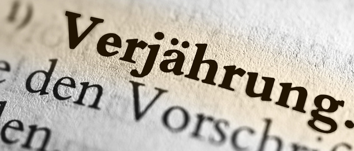 Titelbild Verjährung Merkblatt
