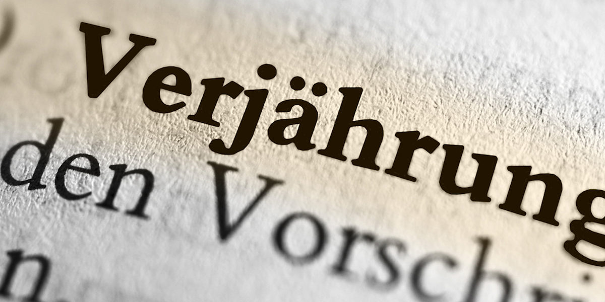Titelbild Verjährung Merkblatt