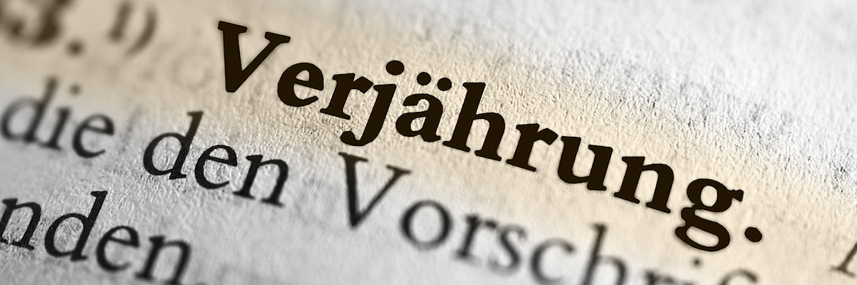 Titelbild Verjährung Merkblatt