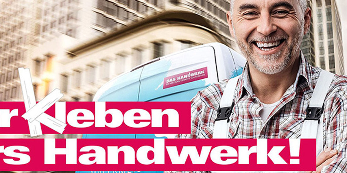 Titelbild Wir kleben für das Handwerk