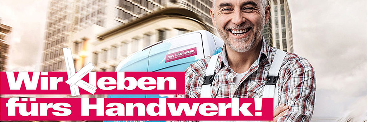 Titelbild Wir kleben für das Handwerk