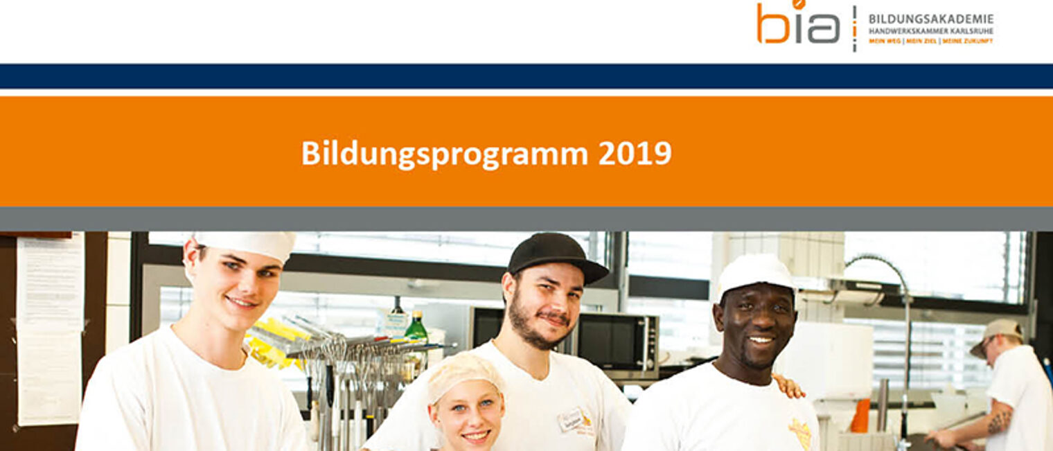 Titelbild Bildungsprogramm bia 2019