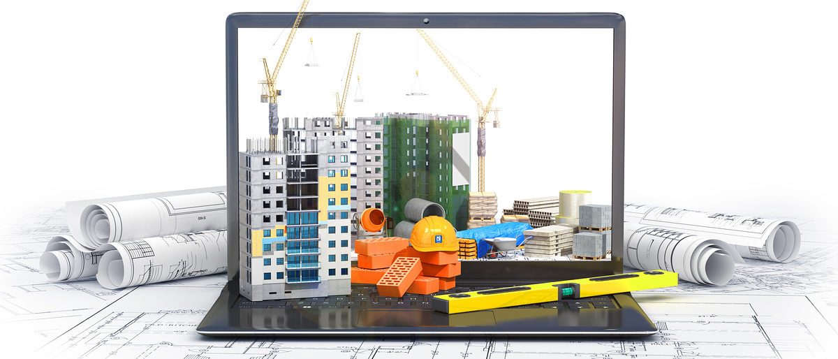 Titelbild Digitalisierung Bau