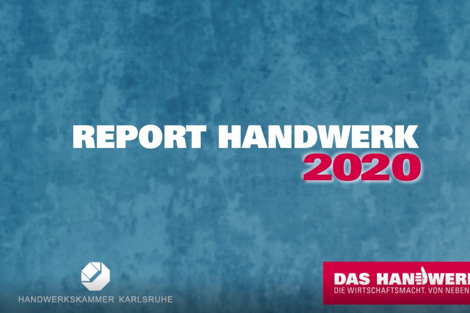 Titelbild Report Handwerk 2020