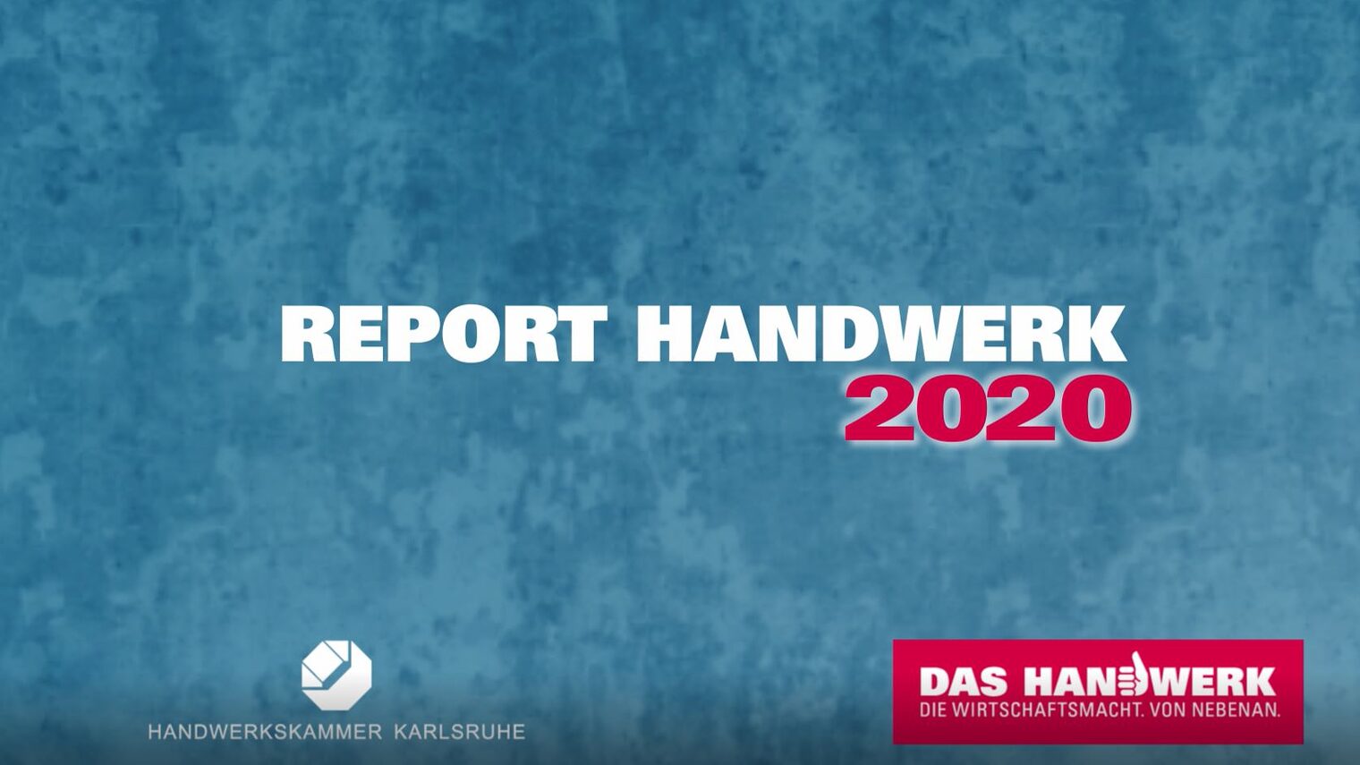Titelbild Report Handwerk 2020