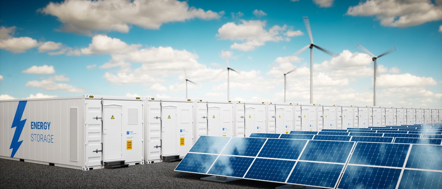 Titelbild Batteriespeicher Umwelt Energie Solar
