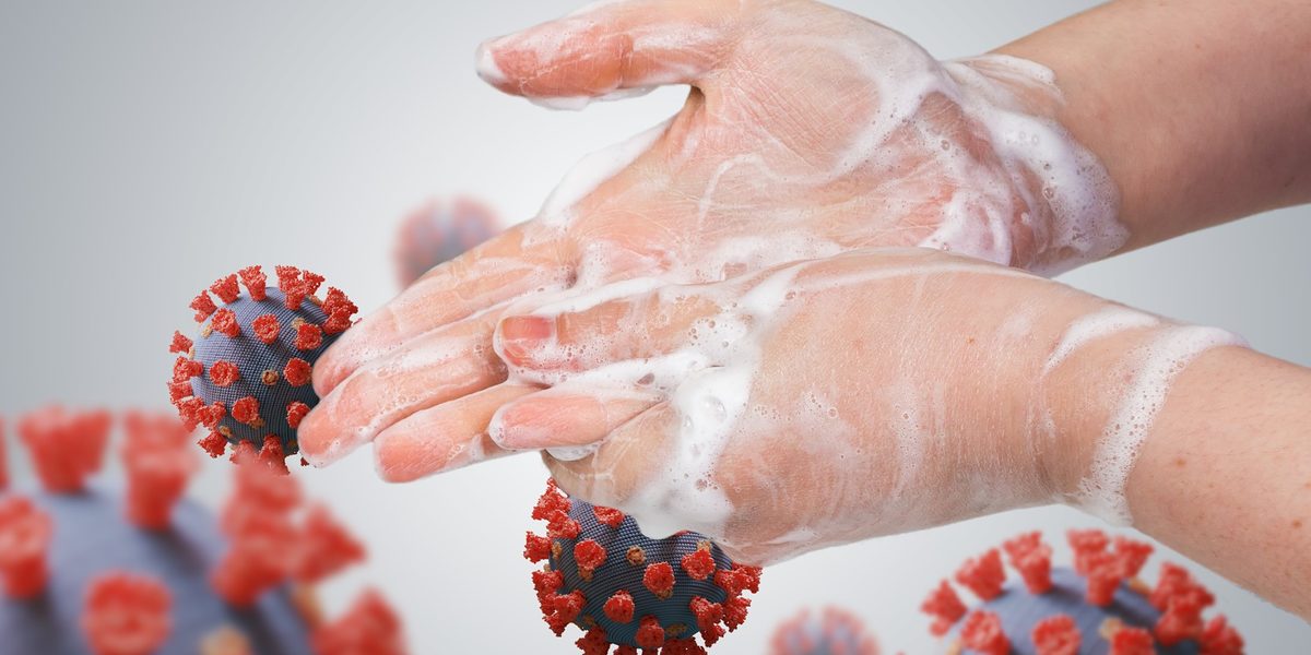 Hygiene concept. Woman is washing her hands. Many viruses around. Schlagwort(e): hygiene, virus, washing, hands, corona, coronavirus, wash, viruses, hand, soap, clean, isolated, care, healthy, epidemic, disinfect, body, infection, sanitary, hygienic, prevention, wet, bubble, sudsy, flu, soapy, cleans, washed, finger, germs, skin, foam, froth, woman, female, dirty, background, health, human, viral, medicine, microbiology, influenza, microscopic, bacterium, microbe, medical, microorganisms, pathogenic, hygiene, virus, washing, hands, corona, coronavirus, wash, viruses, hand, soap, clean, isolated, care, healthy, epidemic, disinfect, body, infection, sanitary, hygienic, prevention, wet, bubble, sudsy, flu, soapy, cleans, washed, finger, germs, skin, foam, froth, woman, female, dirty, background, health, human, viral, medicine, microbiology, influenza, microscopic, bacterium, microbe, medical, microorganisms, pathogenic, Titelbild Hygiene Corona Virus